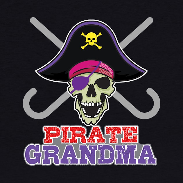 'Family Pirate Grandma' Awesome Pirate Gift by ourwackyhome